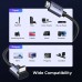 Кабель мультимедійний HDMI M to HDMI M 2.0m 8K60Hz 48Gbps braided black Ugreen (85169)
