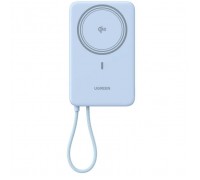 Батарея універсальна Ugreen 10000mAh 30W 1xUSB-C + 15W Magnetic Wireless + cable USB-C blue (65839B)