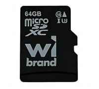 Карта пам'яті Wibrand 64GB mictoSD class 10 UHS-II (U3) V10 Read 80/Write 30 (WICDXU3/64GB)