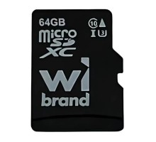 Карта пам'яті Wibrand 64GB mictoSD class 10 UHS-II (U3) V10 Read 80/Write 30 (WICDXU3/64GB)