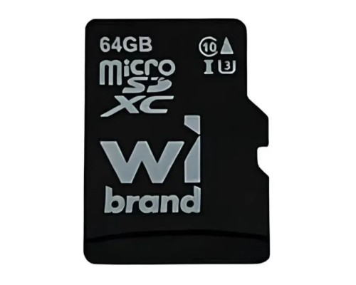 Карта пам'яті Wibrand 64GB mictoSD class 10 UHS-II (U3) V10 Read 80/Write 30 (WICDXU3/64GB)
