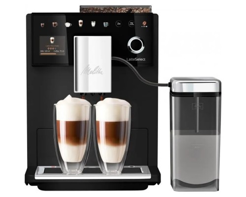 Кавомашина MELITTA Latte Select frosted Black (F630-212)