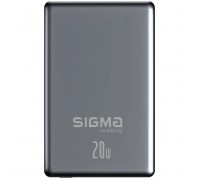 Батарея універсальна Sigma X-power SI05A7QL-MAG 5000mAh, Magnetic wireless 15W, PD, QC, 20Wmax, MagSafe (4827798359419)
