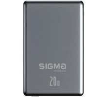 Батарея універсальна Sigma X-power SI05A7QL-MAG 5000mAh, Magnetic wireless 15W, PD, QC, 20Wmax, MagSafe (4827798359419)