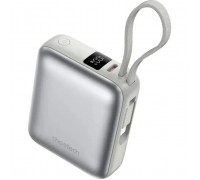 Батарея універсальна Choetech 10000mAh, 35W. PD/3.0, LED Display, buid-in type-C cabel, Grey (B832-GY)