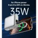 Батарея універсальна Choetech 10000mAh, 35W. PD/3.0, LED Display, buid-in type-C cabel, Grey (B832-GY)