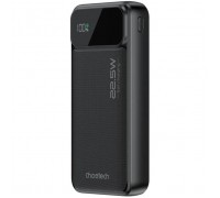 Батарея універсальна Choetech 20000mAh, 22.5W, PD, QC/3.0, Black (B729-ACBK)