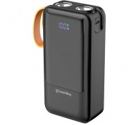Батарея універсальна ColorWay 30 000 mAh PowerHub PD/22.5W, QC/4.0, Black (CW-PB300LP07BK)
