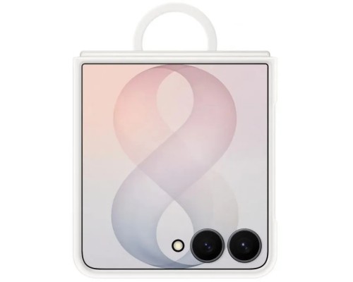 Чохол до мобільного телефона Samsung Silicone Ring Magnet Flip 8 White (EF-EF776CWEGUA)