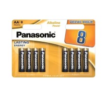 Батарейка AA Alkaline Power лужна 8pcs Blister Panasonic (LR6T/8B)