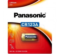 Батарейка CR 123 Lithium 1pcs Blister Panasonic (CR-123AW/1BE)