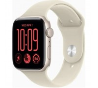 Смарт-годинник Apple Watch SE 3 2026 GPS + Cellular 40mm Starlight Aluminium Case with Sand Sport Band - S/M (MJLC4RK/A)