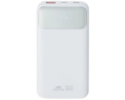 Батарея універсальна RivaCase 10000mA, 22.5W, QC/PD, white (RIVAPOWER VA2211 (White))