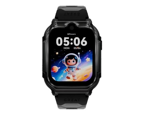 Смарт-годинник HiFuture Kidguard G1 з GPS, 4G та камерою Black Grey (KidguardG1.Black-Grey)