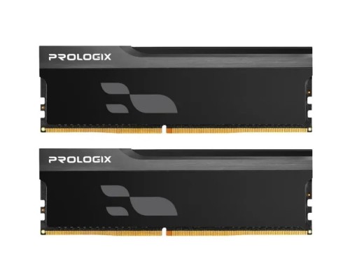 Модуль пам'яті для комп'ютера DDR4 32GB (2x16GB) 3200 MHz Onyx Black Prologix (PRO32GB3200YB4K)