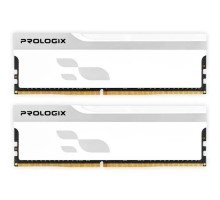 Модуль пам'яті для комп'ютера DDR4 32GB (2x16GB) 3600 MHz Onyx White Prologix (PRO32GB3600YW4K)