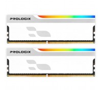 Модуль пам'яті для комп'ютера DDR4 16GB (2x8GB) 3200 MHz Onyx White RGB Prologix (PRO16GB3200YWR4K)