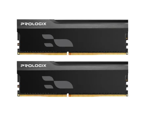 Модуль пам'яті для комп'ютера DDR5 32GB (2x16GB) 5600 MHz Onyx Black Prologix (PRO32GB5600YB5K)