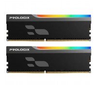 Модуль пам'яті для комп'ютера DDR5 32GB (2x16GB) 6000 MHz Onyx Black RGB Prologix (PRO32GB6000YBR5K)