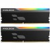 Модуль пам'яті для комп'ютера DDR5 32GB (2x16GB) 6000 MHz Onyx Black RGB Prologix (PRO32GB6000YBR5K)