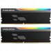 Модуль пам'яті для комп'ютера DDR5 32GB (2x16GB) 6000 MHz Onyx Black RGB Prologix (PRO32GB6000YBR5K)