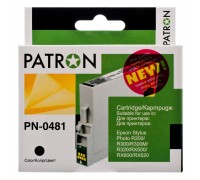 Картридж Patron для EPSON R200/300 BLACK (PN-0481) (CI-EPS-T048140-B-PN)