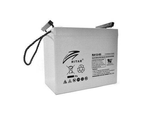 Батарея до ДБЖ Ritar AGM RA12-60, 12V-60Ah (RA12-60)