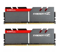 Модуль пам'яті для комп'ютера DDR4 16GB (2x8GB) 3200 MHz Trident Z Silver H/ Red G.Skill (F4-3200C16D-16GTZB)