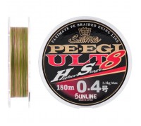 Шнур Sunline PE EGI ULT HS8 180m #0.4/0.104mm 3.3kg (1658.07.33)