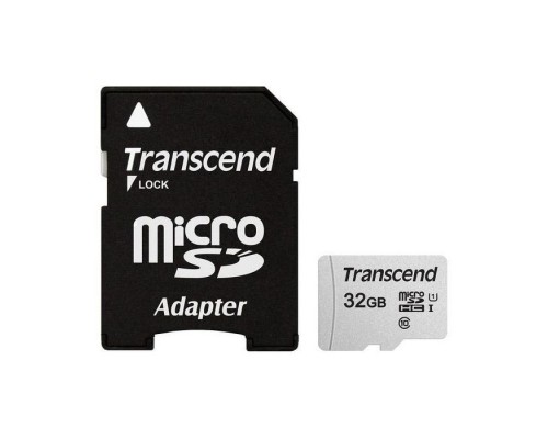 Карта пам'яті Transcend 32GB microSDHC class 10 UHS-I U1 (TS32GUSD300S-A)
