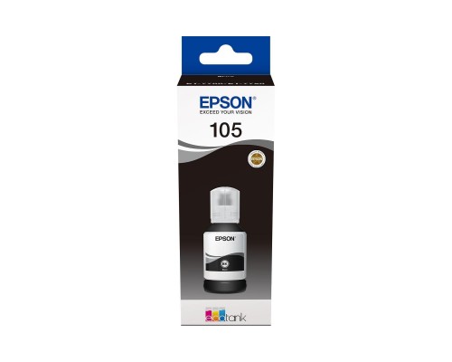 Контейнер з чорнилом Epson 105 black pigmented (C13T00Q140)