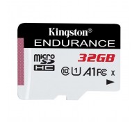 Карта пам'яті Kingston 32GB microSDHC Class 10 UHS-I U1 A1 High Endurance (SDCE/32GB)