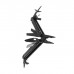 Мультитул Leatherman WAVE PLUS BLACK, синтетический чехол, карт. коробка (832526)