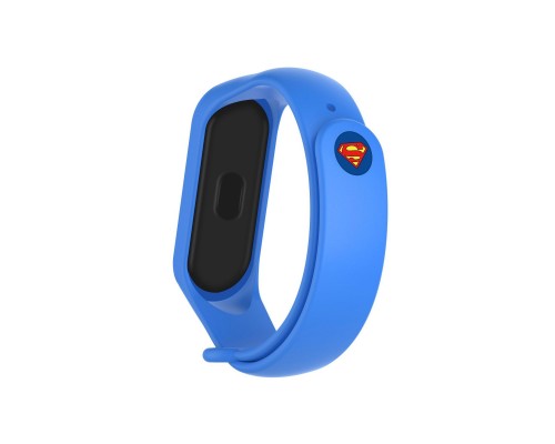 Ремінець до фітнес браслета Armorstandart Superhero Edition for Xiaomi Mi Band 4/3 Superman Blue (ARM55071)