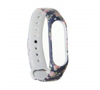 Ремінець до фітнес браслета Armorstandart для Xiaomi Mi Band 4/3 Blue Flowers (ARM52066)