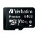 Карта пам'яті Verbatim 64GB microSDHC Class 10 (44084)