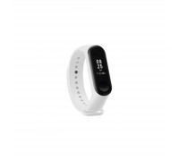 Ремінець до фітнес браслета BeCover Silicone для Xiaomi Mi Band 3/4 White (704650)