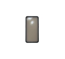 Чохол до мобільного телефона Dengos Matt OPPO A12, black (DG-TPU-MATT-60)