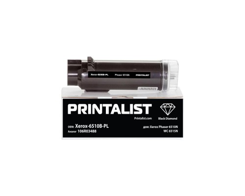 Тонер-картридж Printalist Xerox Ph6510N, WC 6515N, 106R03488 Black (Xerox-6510B-PL)