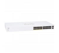 Комутатор мережевий Cisco CBS110-24PP-EU