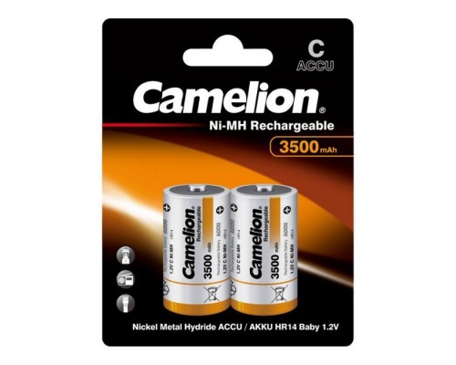 Акумулятор Camelion C 3500mAh Ni-MH * 2 R14-2BL (NH-С3500BP2)