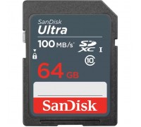 Карта пам'яті SanDisk 64GB SDXC class 10 UHS-1 (SDSDUNR-064G-GN3IN)