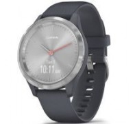 Смарт-годинник Garmin vivomove 3S, Silver, Granite Blue, Silicone (010-02238-20)