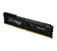 Модуль пам'яті для комп'ютера DDR4 16GB 3200 MHz Fury Beast Black Kingston Fury (ex.HyperX) (KF432C16BB1/16)