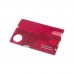 Ніж Victorinox SwissCard NailCare Transparent Red (0.7240.T)