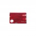 Ніж Victorinox SwissCard NailCare Transparent Red (0.7240.T)