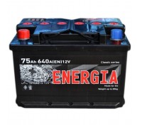 Акумулятор автомобільний ENERGIA 75Аh (000022389)
