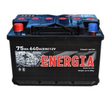 Акумулятор автомобільний ENERGIA 75Аh (000022389)