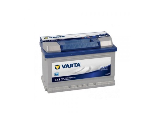 Акумулятор автомобільний Varta Blue Dynamic 72Аh (-/+) (572409068)