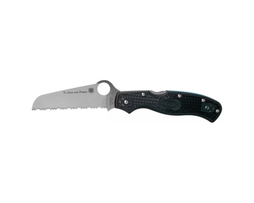 Ніж Spyderco Rescue 3 Thin Blue Line (C14FSBKBL3)